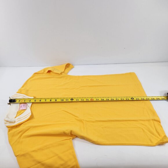 Vintage Girls Yellow Polo Shirt Sears Size 14-16 Casual - Picture 11 of 11